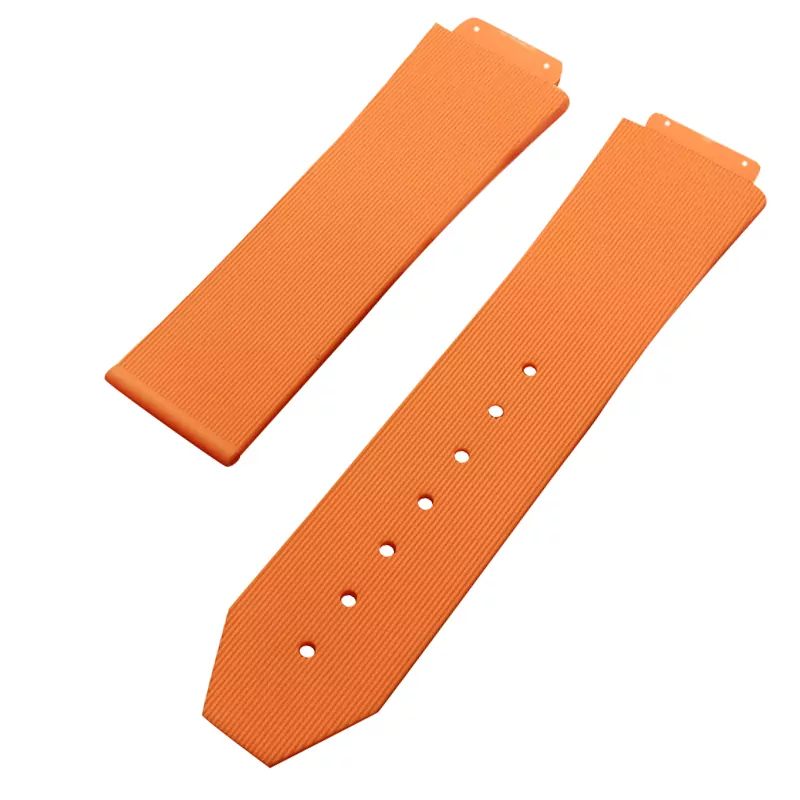 7_Caoutchouc-de-Silicone-de-marque-de-luxe-pour-bracelet-Hublot-pour-Big-Bang-hommes-bracelet-de Orange Strap Band Hublot Big Bang 25x19mm In Rubber