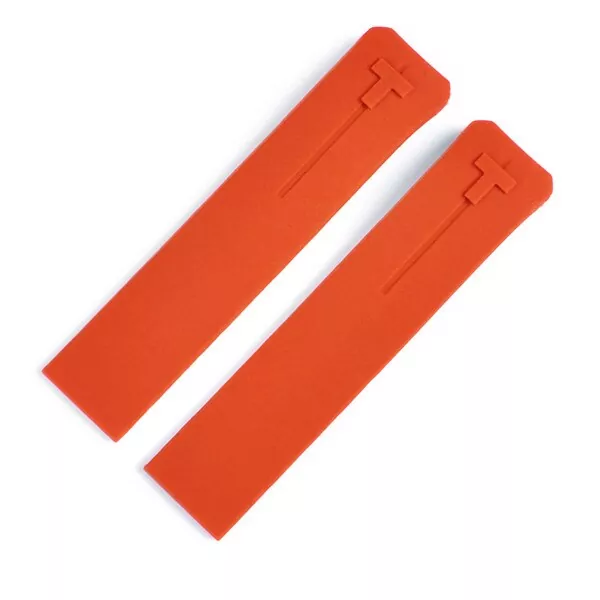 Orange Strap Tissot T-Touch, T013, T091,T081 20,21mm In Rubber - Image 3
