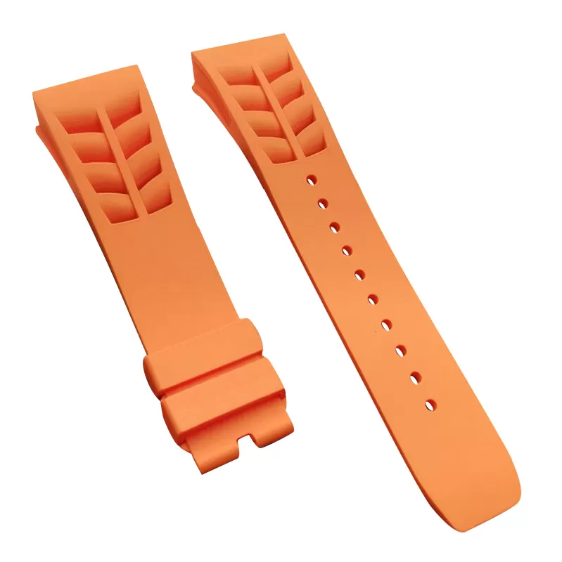 Orange strap_op-qualite-hommes-impermeable-a-leau-e_variants-5 Orange Vented Strap for Richard Mille In Rubber