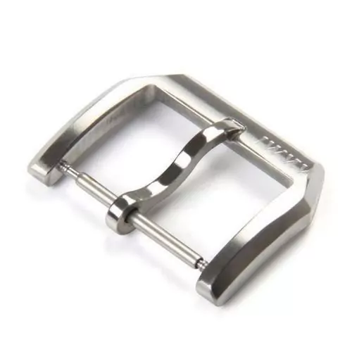 Boucle-Ardillon-pin-buckle-BRUSHED-18mm-FOR-IWC-Fermoir-fibbia-Steel-watch-153338442570 Pin Brushed Buckle for IWC Aquatimer, Yacht Club... - 18mm