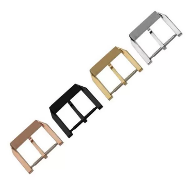1_18mm-20mm-mat-316L-acier-inoxydable-bracelet-de-montre-boucle-avec-broche-bracelet-fermoir-pour-IWC (1) Pin Buckle Black IWC Pilot Spitfire, Top Gun 18,20mm