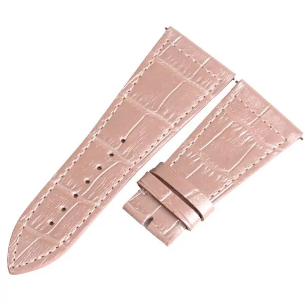 3_Bracelets-de-montre-WENTULA-pour-Franck-Muller-FM6000H Pink Strap For Master Square Franck Muller In Alligator/Crocodile Grain