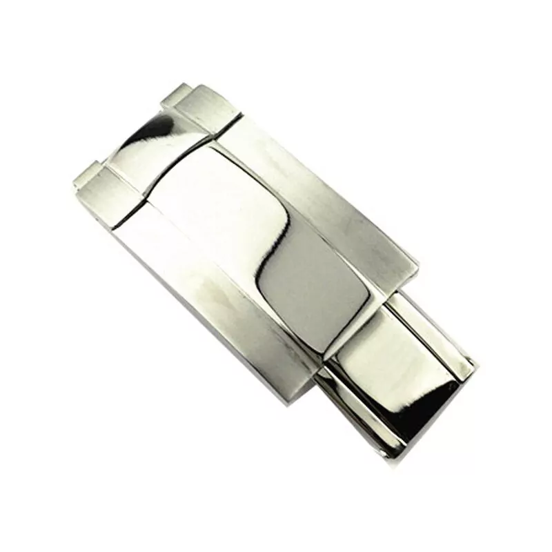 Silver_our-rolex-montre-boucle-daytona-vert-d_variants-1 Polished Steel Folding Clasp for Rolex Datejust & Milgauss 16mm Stainless Steel