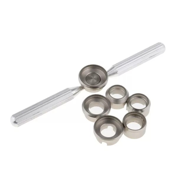 Prime-Acier-Inoxydable-Professionnel-Horloger-5537-Suivre-Retour-D-ouvreur-de-Cas-De-Couverture-7-pcs_4 Watchmaker Tools Case Opener for Rolex, Tudor 6 Sizes Stainless Steel