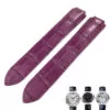 purple_racelet-de-montre-en-cuir-14-16-18-20_variants-0 Purple Strap Ballon Bleu Cartier In Crocodile/Leather Grain