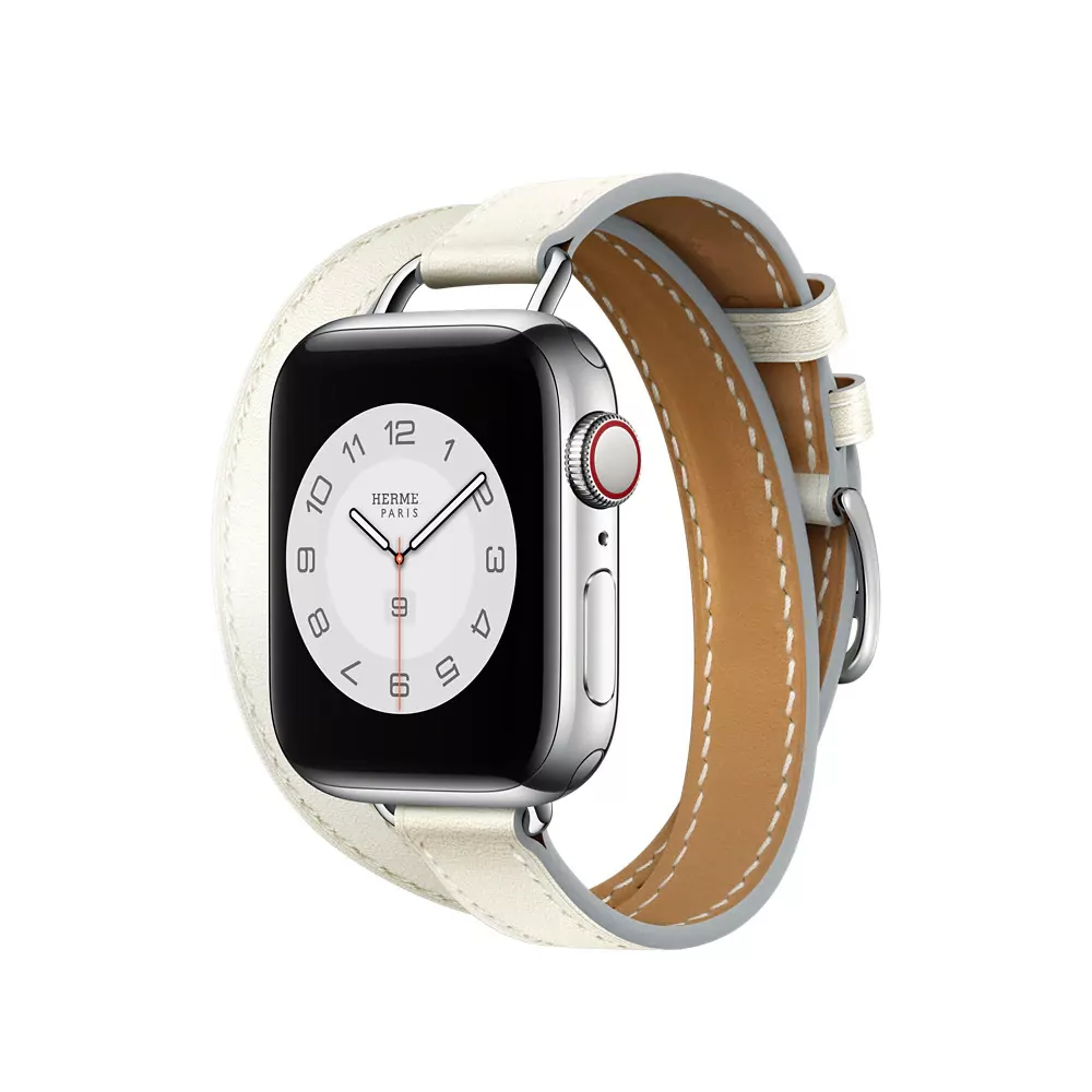 racelet-double-tour-fin-pour-apple-watc_description-9 White Double Tour Slim Band Apple iWatch Hermes In Leather