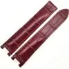 Red-burgundy-Bracelet-1810-band-Leather-Genuine-Crocodile-fit-Cartier-Pasha-153338443610 Red Burgundy Leather Strap in Genuine Crocodile for Cartier Pasha