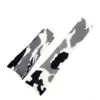 White Came For Rolex White Camouflage Curved Rubber Strap for Rolex Submariner, GMT, Daytona - 20mm