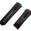 1_29-19mm-bambou-v-ritable-cuir-Nature-caoutchouc-silicone-bracelet-de-montre-bracelet-de-montre-pour Black Strap Band Hublot Big Bang King Power 29x19mm in Printed Crocodile Hornback Leather