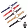 Bracelet-de-montre-en-cuir-de-veau-véritable-rouge-bleu-marron-noir-kaki-1 Red Strap Bracelet for Omega Dynamic In Calf Leather