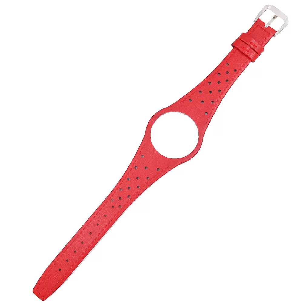 Bracelet-de-montre-en-cuir-de-veau-véritable-rouge-bleu-marron-noir-kaki-3 Red Strap Bracelet for Omega Dynamic In Calf Leather