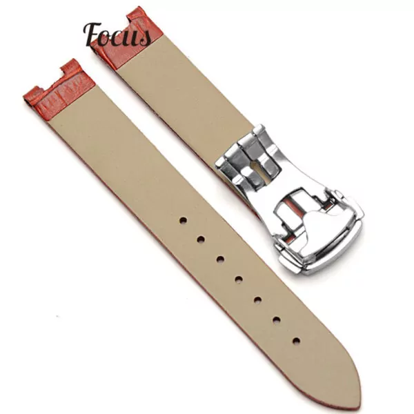 6_HTB10MKwXPDuK1RjSszdq6xGLpXaC Red Strap Bracelet for Omega Ladymatic DeVille 16x8mm In Crocodile/Alligator Grain