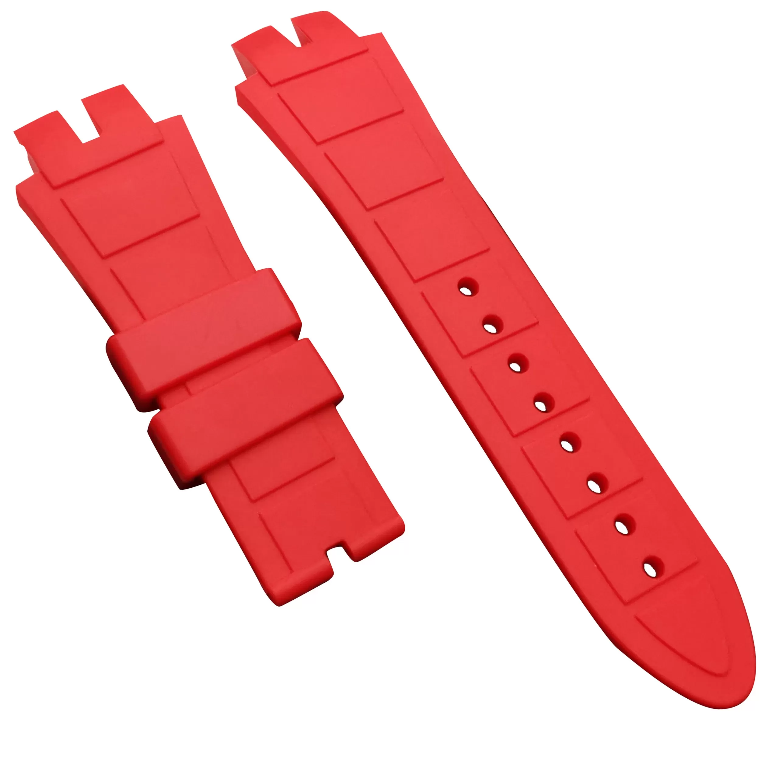 0_28mm-noir-bleu-jaune-rouge-doux-nature Red Strap For Excalibur 45 Roger Dubuis 28x19mm Strap/bracelet