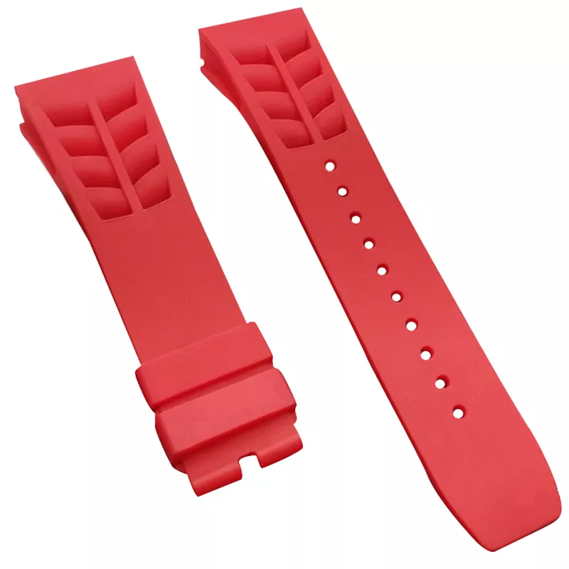 Red strap_op-qualite-hommes-impermeable-a-leau-e_variants-3 Red Vented Strap for Richard Mille In Rubber