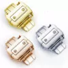 Montre-Accessoires-Remplacement-Cartier-Santos-18-21mm-Fermoir_1 Rose Gold Buckle Santos Cartier Stainless Steel - 18,21mm