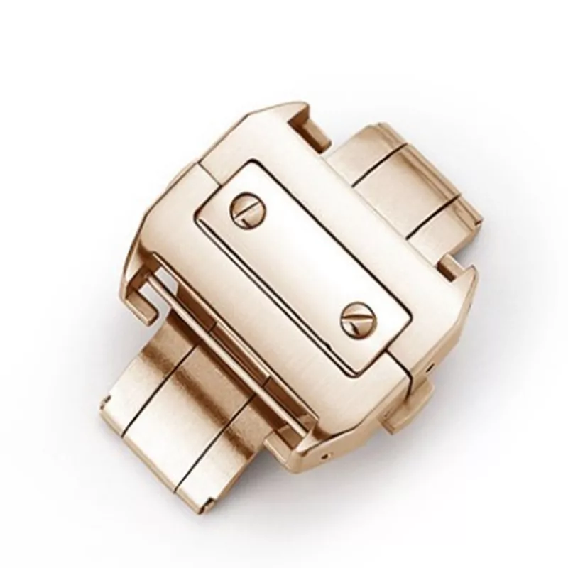 Montre-Accessoires-Remplacement-Cartier-Santos-18-21mm-Fermoir_Rose gold (1) Rose Gold Buckle Santos Cartier Stainless Steel - 18,21mm