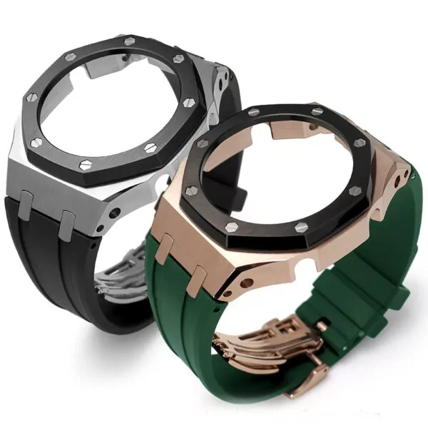 en-3-modification-accessoires-de-ga-2100_main-0 Black Case & Rubber Strap Casio G-Stock GA-2100, 2110 Conversion Kit Royal Oak