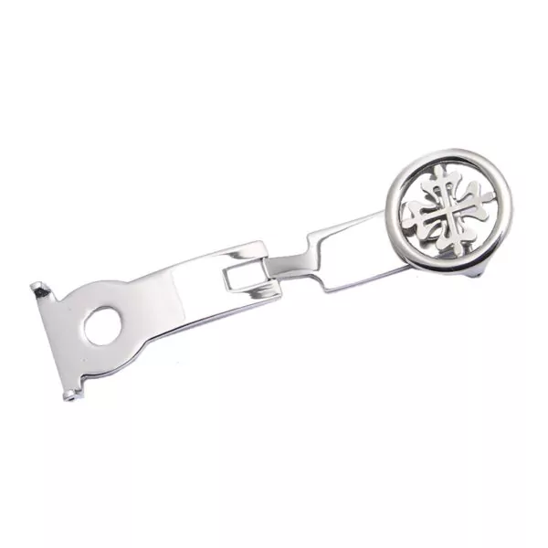 HUXIE-montre-fermoir-de-d-ploiement-papillon-en-acier-inoxydable-Strap18MM-20-MM-argent-or-or-1 copy 2 Silver Clasp Buckle For Patek Philippe - Stainless Steel