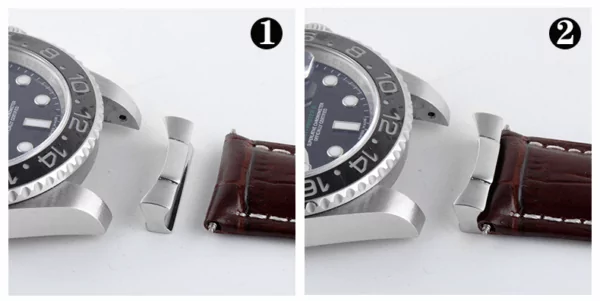 2_H9f542884a2c04345b801de18edde2fff4 (1) copy Black PVD/DLC End Links for Rolex Submariner, GMT, Daytona, Datejust 20, 21mm Stainless Steel