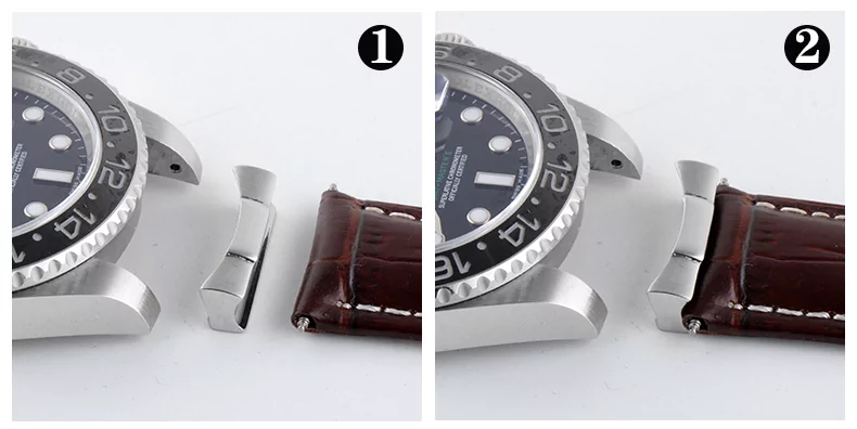 Middle Polished End Links for Rolex New Submariner, GMT, Daytona, Datejust 20mm Stainless Steel - Image 3