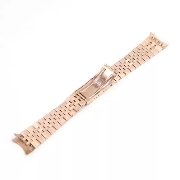 ROSG7X-1 Rose Gold Strap Bracelet Jubilee for Rolex Datejust 13,17,19,20mm Stainless Steel