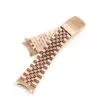 ROSG7X-2 Rose Gold Strap Bracelet Jubilee for Rolex Datejust 13,17,19,20mm Stainless Steel