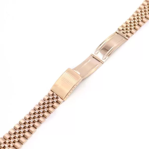ROSG7X-3 Rose Gold Strap Bracelet Jubilee for Rolex Datejust 13,17,19,20mm Stainless Steel