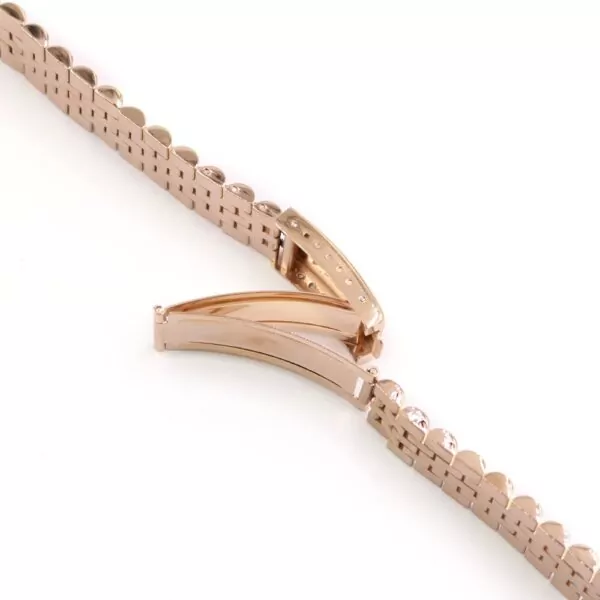 ROSG7X-5 Rose Gold Strap Bracelet Jubilee for Rolex Datejust 13,17,19,20mm Stainless Steel