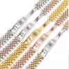 ROSS8G11-6 Rose Gold Strap Bracelet Jubilee for Rolex Datejust Solid End Link 20mm Stainless Steel