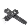 26mm-de-haute-qualit-bracelet-en-silicone-noir-pour-Bvlgari-montre-bracelet-tanche-plong-e-Montre-2 Rubber & Stainless Steel Strap for Bvlgari Diagono 42mm