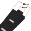 Rubber & Stainless Steel Strap for Bvlgari Diagono