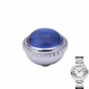 Crown-Cartier-ballon-bleu-Aftermarket-sapphire1 Silver & Blue Crown Cartier Ballon Bleu Sapphire & Stainless Steel
