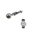 ROVS12 Silver Crown Pasha Cartier White Crystal & Stainless Steel