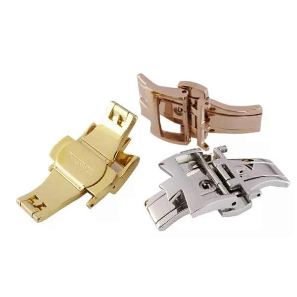 Acier-inoxydable-Boucle-Fermoirs-d-ploiement-18mm-pour-de-luxe-marque-montres-sp-cial-hommes-Livraison-1 Rose Gold Folding Clasp Buckle for Vacheron Constantin - Stainless Steel