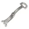 buckle-IWC-portugieser-aftermarket-CLASP-4 Silver Folding Clasp for IWC Portugal, Portugieser, Pilot 16mm Stainless Steel