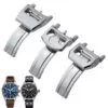 0_Fermoir-pliant-de-d-ploiement-d-acier-inoxydable-de-qualit-de-18mm-pour-la-marque-d (1) Silver Folding Clasp for IWC Portugal, Portugieser, Pilot 18mm Stainless Steel