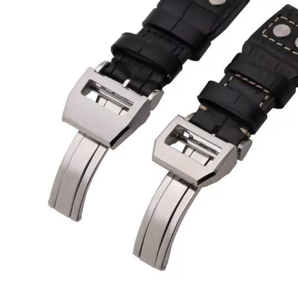 IWC Big Pilot-1 Silver Folding Clasp for IWC Portugal, Portugieser, Pilot 18mm Stainless Steel