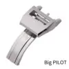 IWC Big Pilot-2 Silver Folding Clasp for IWC Portugal, Portugieser, Pilot 18mm Stainless Steel