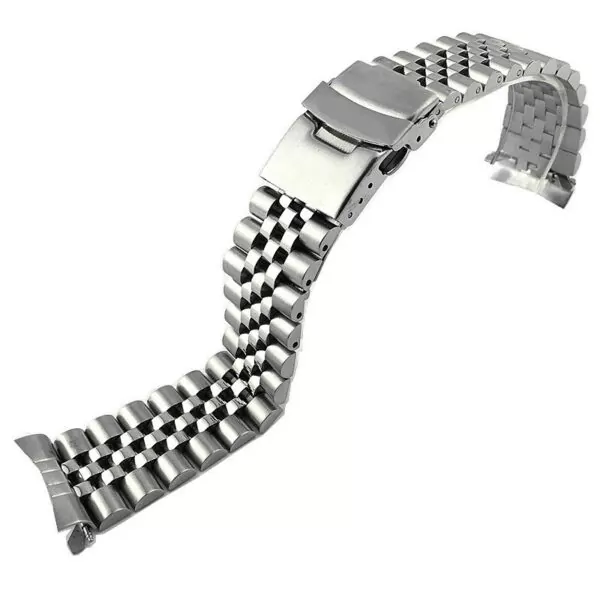 ontre-accessoires-bracelet-pour-seiko-t_main-2 Silver Jubilee Strap Bracelet for Seiko 20,22mm In Stainless Steel