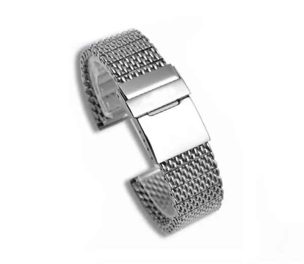 BTSS8X4-8 Silver Mesh Strap Bracelet Strap Bracelet for SuperOcean Heritage Breitling 22, 24mm Stainless Steel
