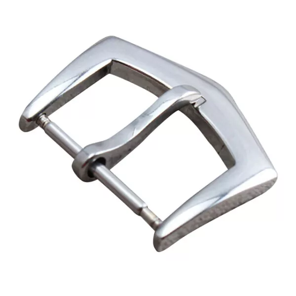 PPBX8E-11 Silver Pin Buckle for Calatrava Patek Philippe Stainless Steel - 16, 18mm