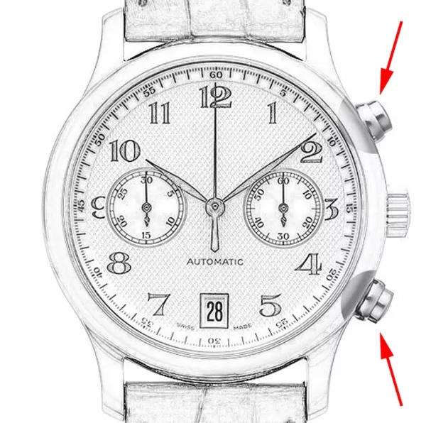 Screenshot 2020-09-05 at 21.13.28 Silver Push Button for Longines Master Collection Andre Agassi 38.5mm In Steel
