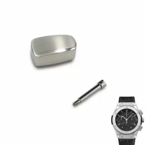 Push-Button-Classic-Fusion-Hublot-5 Silver Push Button Hublot Classic Fusion In Stainless Steel