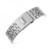 Acier-inoxydable-Bracelets-Pour-IWC-IW377704-01-PILOT-S-Marque-Montres-Bracelet-Hommes-Bracelet-Top-Marque Silver Strap Bracelet for IWC Pilot Spitfire, Top Gun in Stainless Steel - 20, 21mm