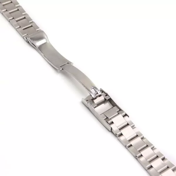 Bracelet-Acier-Steel-Strap-band-20mm-FOR-Rolex-DateJust-1-153338445428-2 Silver Strap Bracelet for Rolex DateJust I in Stainless Steel - 20mm