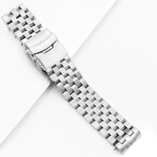 SKSS8i2-2 Silver Strap Bracelet for Seiko 22mm In Stainless Steel