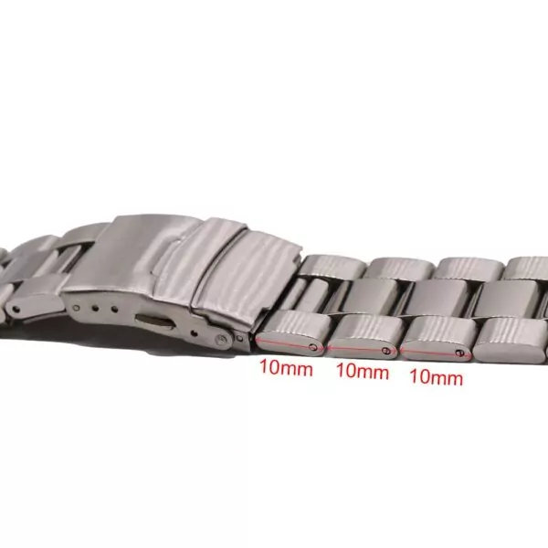 SKSS8i1-3 Silver Strap Bracelet for Seiko Middle Polished In Stainless Steel - 20,22mm