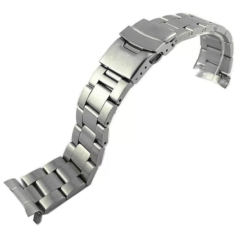ontre-accessoires-bracelet-pour-seiko-t_main-4 Silver Strap Bracelet for Seiko In Stainless Steel - 20,22mm