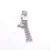 3 Silver Strap Bracelet Jubilee for Rolex Datejust 19,20mm Stainless Steel