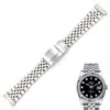 1 Silver Strap Bracelet Jubilee for Rolex Datejust 19,20mm Stainless Steel
